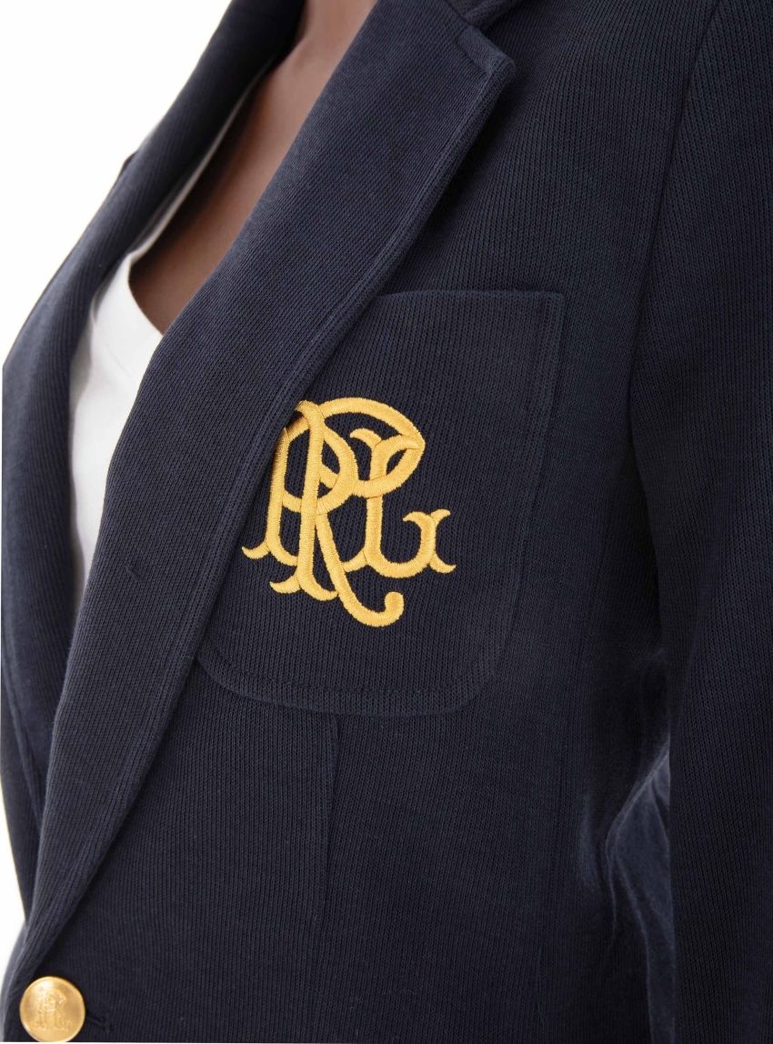 Polo Ralph Lauren Double-Knit Jacquard Blazer - Navy