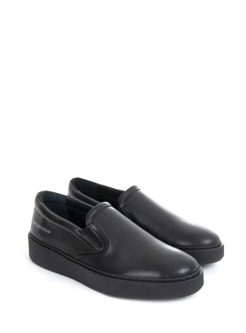 Karl Lagerfeld Slip On Shoes - Black