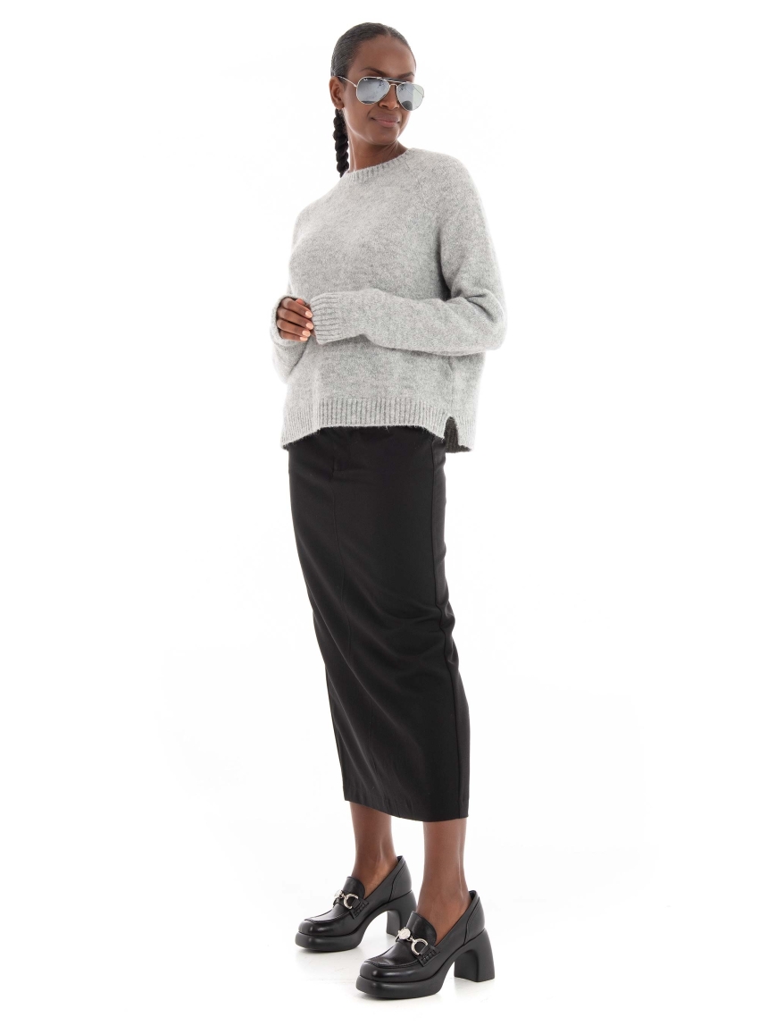 Only Emilia High Waist Long Skirt - Black
