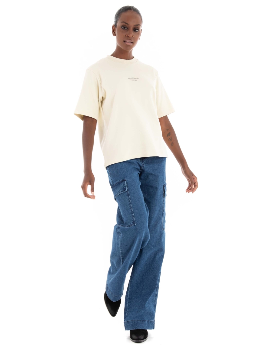 JJXX Tokyo Asha Wide High Waist Jeans Yk - Dark Aged Denim