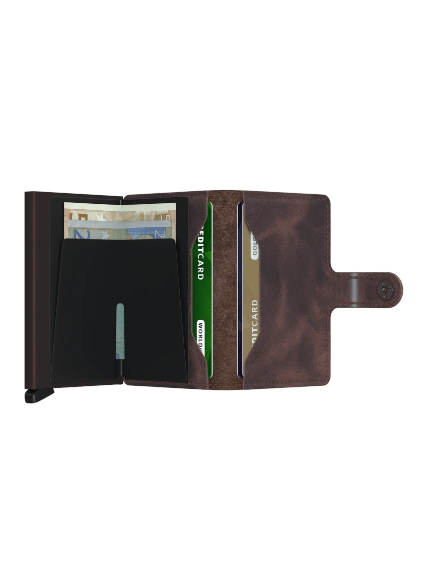 Secrid Original Vintage Mini Wallet - Dark Brown
