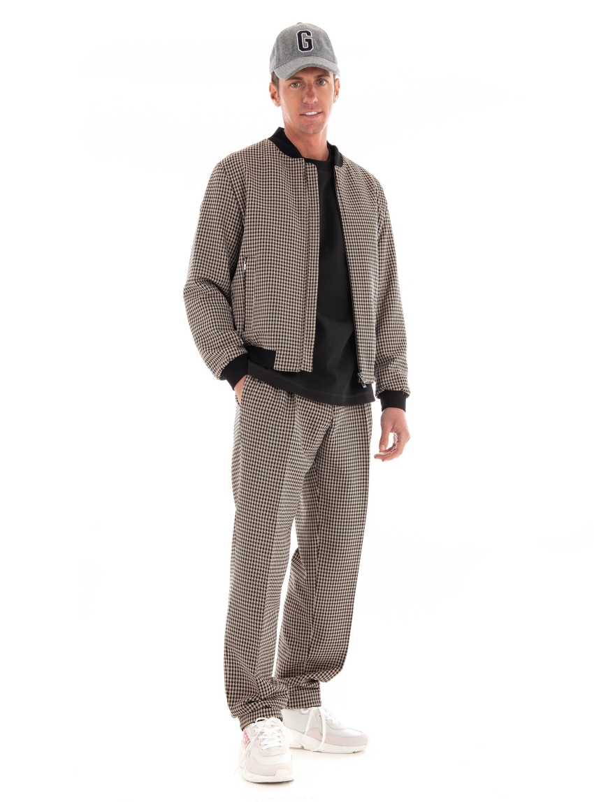 BOSS Relaxed Fit Trousers C-Fraye-2Pleats-233 - Beige