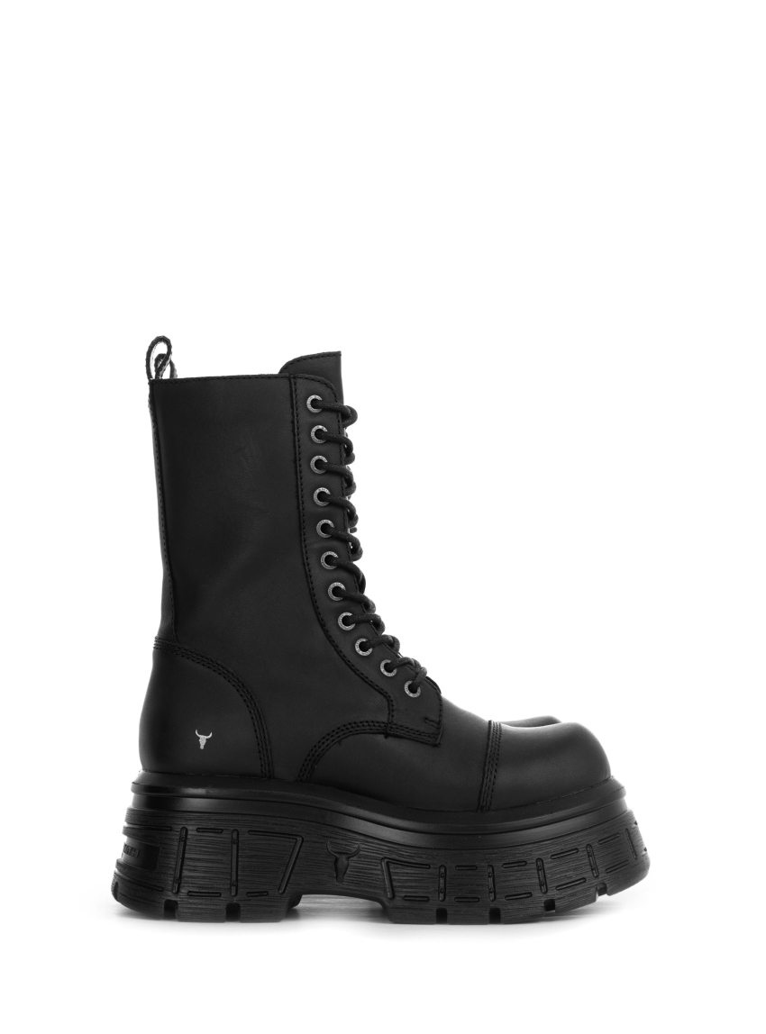 WindsorSmith Screaming Platform Boots - Black