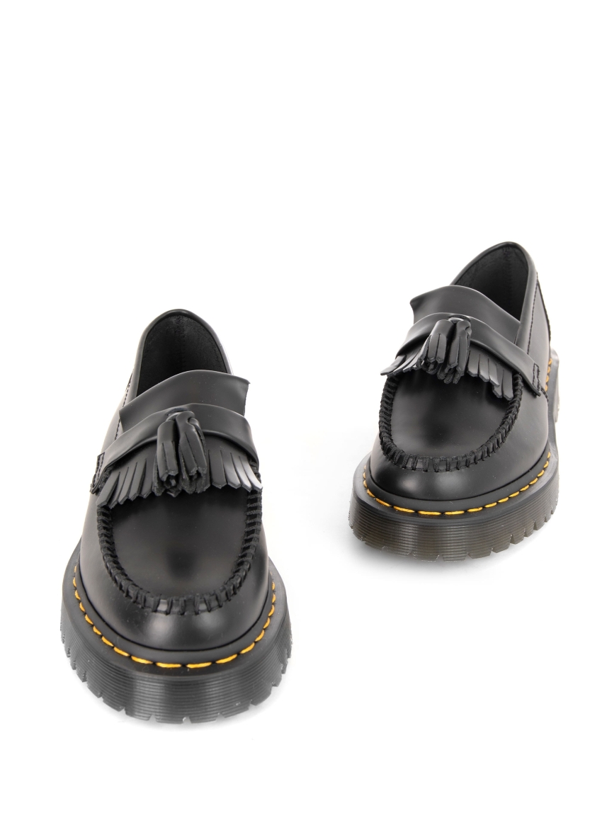 Dr Martens Adrian Bex Smooth Leather Tassel Loafers - Black