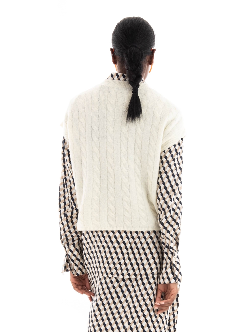 Marc O Polo Loose Fit Jumper Knit - Cream