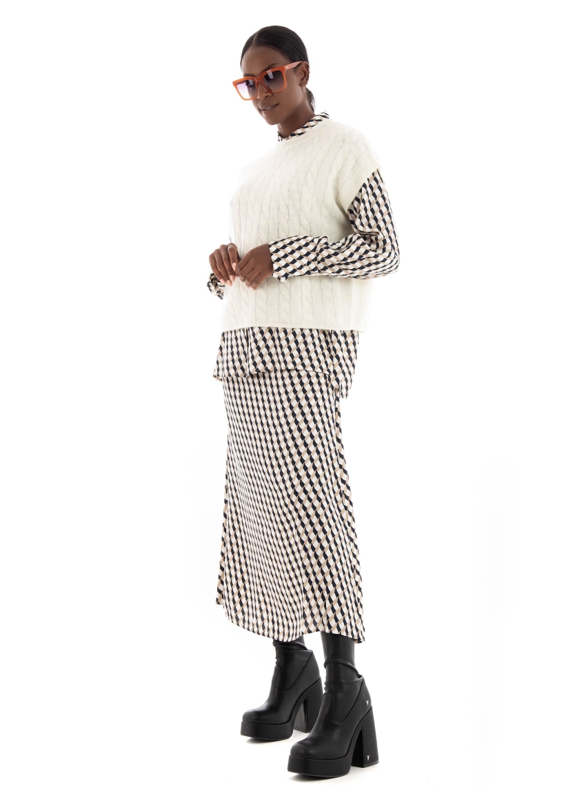 Marc O Polo Loose Fit Jumper Knit - Cream