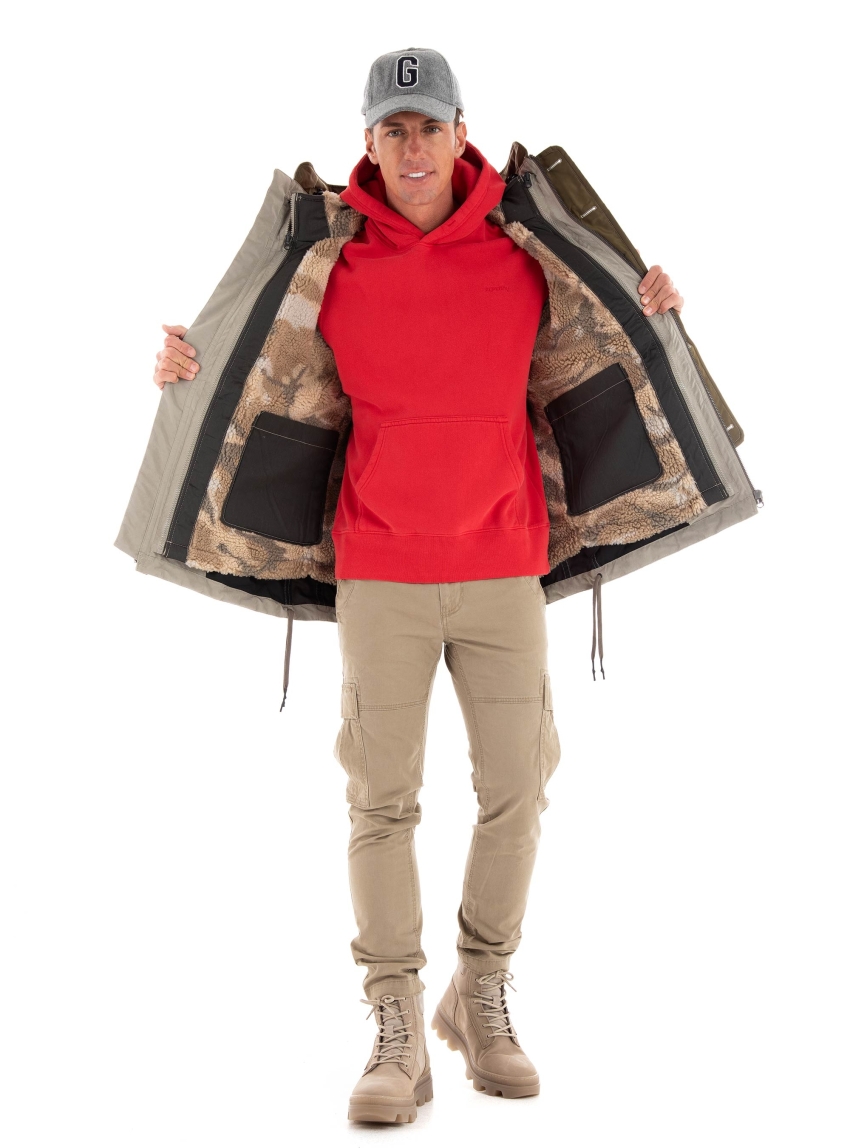 G-Star 2-In-1 Adaptable Vodan Jacket - Light Grey