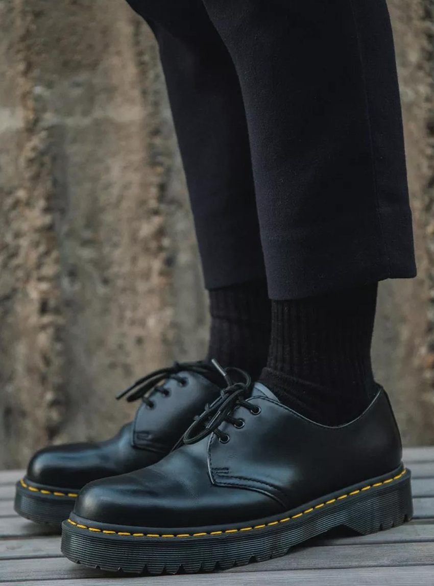 Dr Martens 1461 Bex Smooth Leather Oxford Shoes - Black