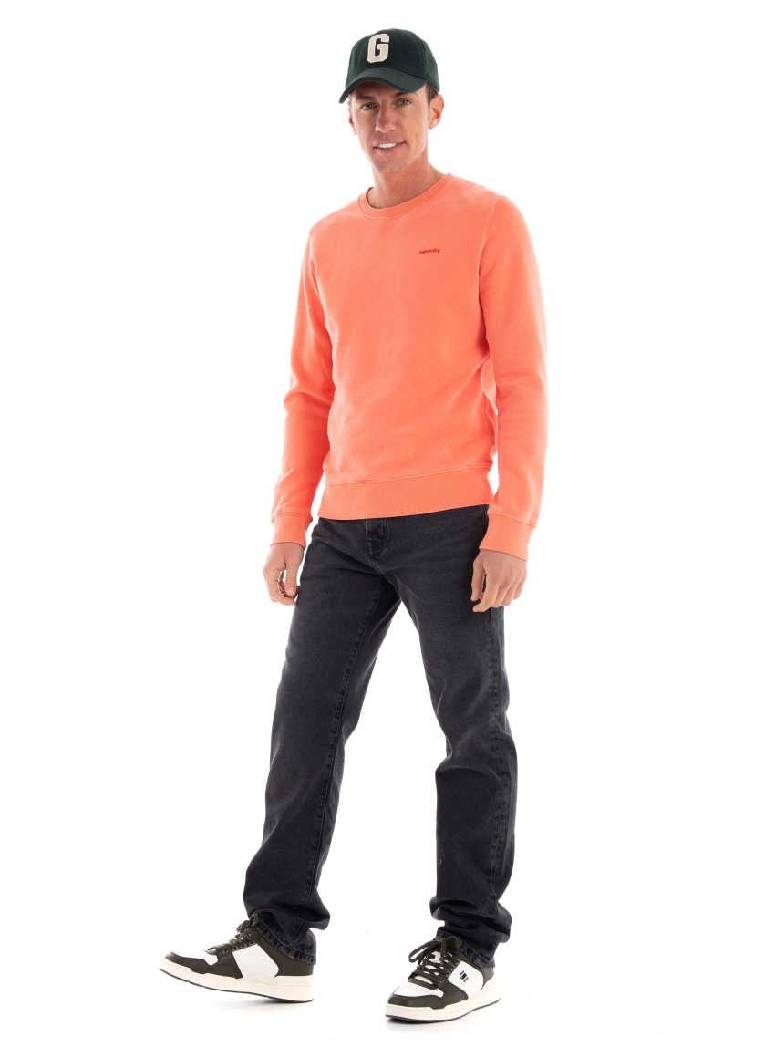 Superdry Vintage Washed Sweatshirt - Orange