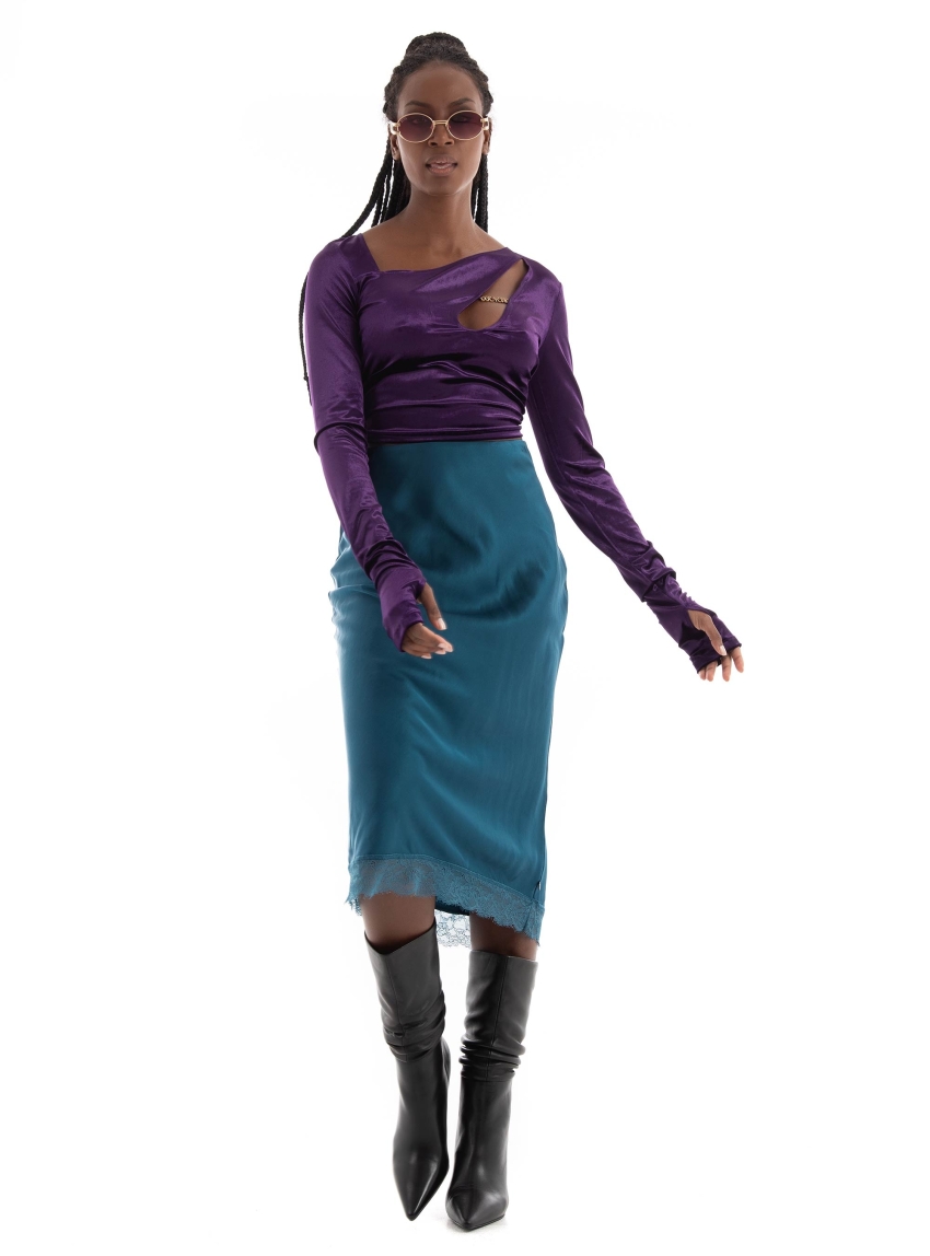 Versace Jeans Couture Top - Purple