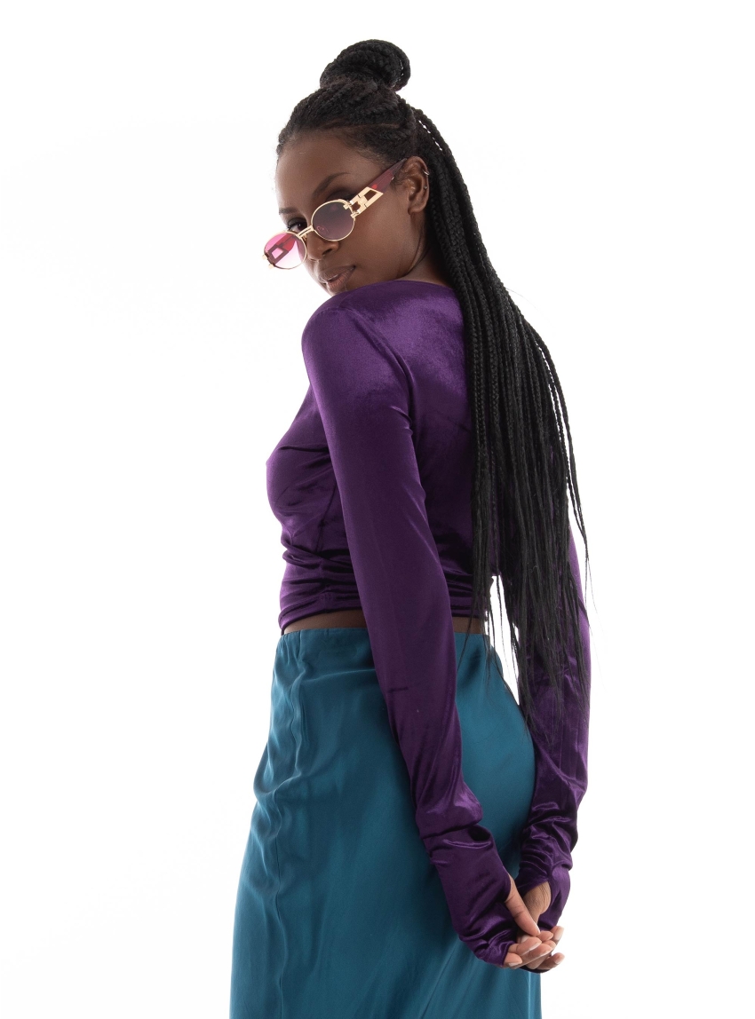 Versace Jeans Couture Top - Purple