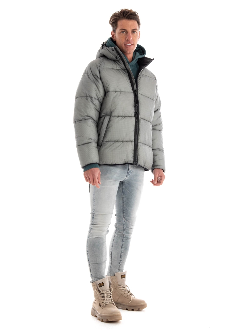 Barbour International Driesh Quilted Jacket - Grey