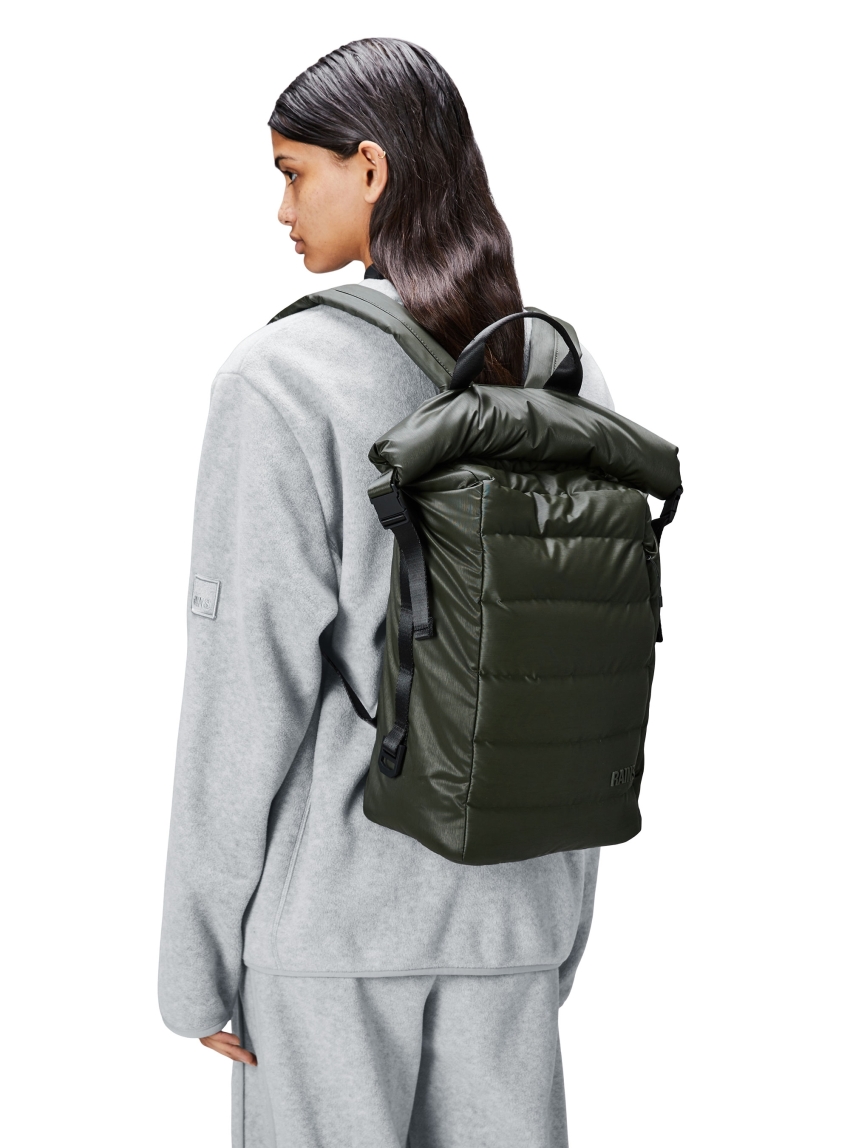 Rains Bator Puffer Backpack W3 - Dark Green