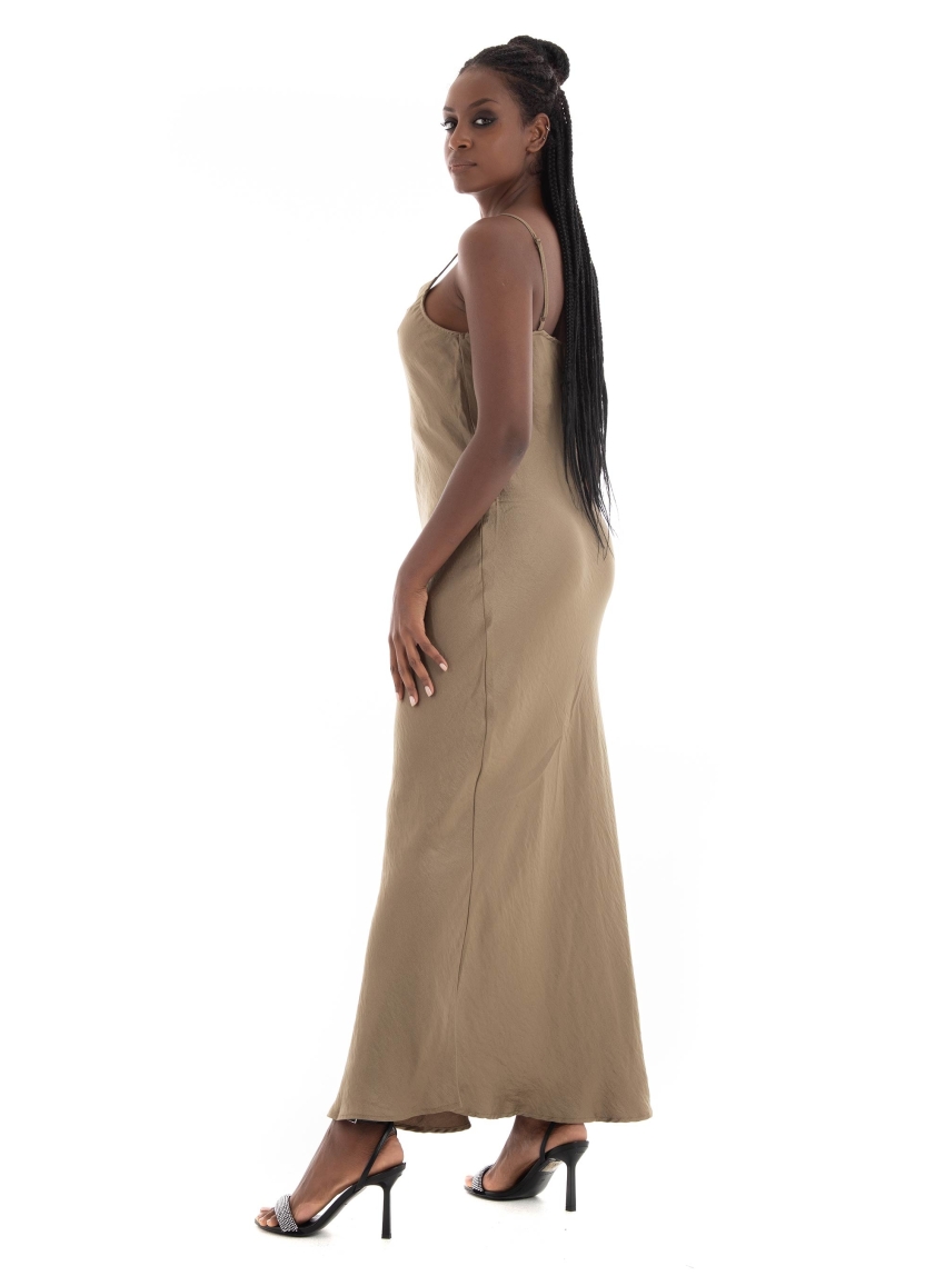 Selected Silva Ankle Strap Dress - Gold