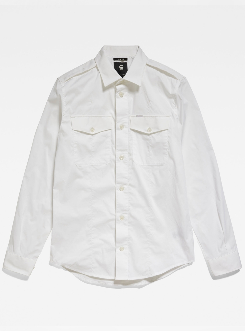 G-Star Tux Marine Slim Fit Shirt - White