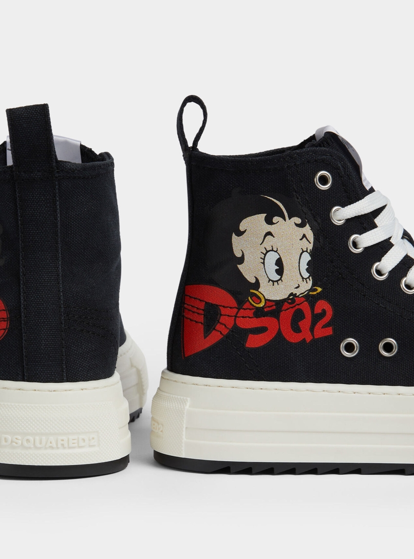 Dsquared Betty Boop Berlin Sneakers - Black