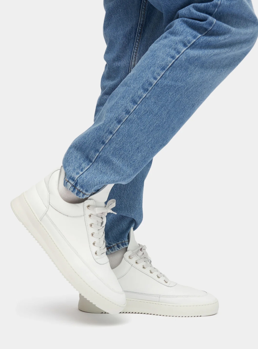 Filling Pieces Low Top Ripple Sneakers - White