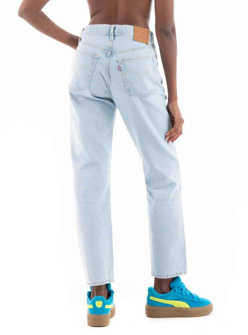 Levi's 501® Original Cropped Jeans  - Light Aged Denim