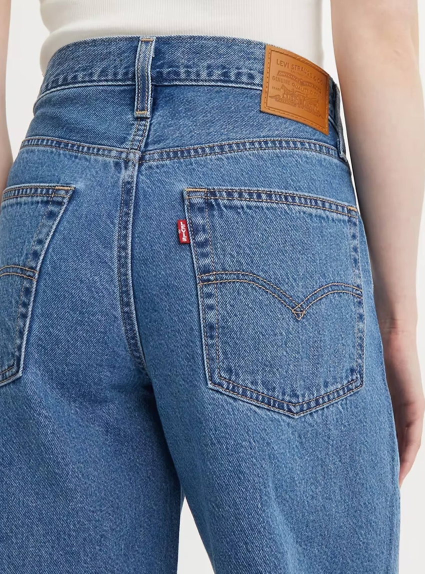 Levi's Baggy Dad Jeans - Medium Aged Denim