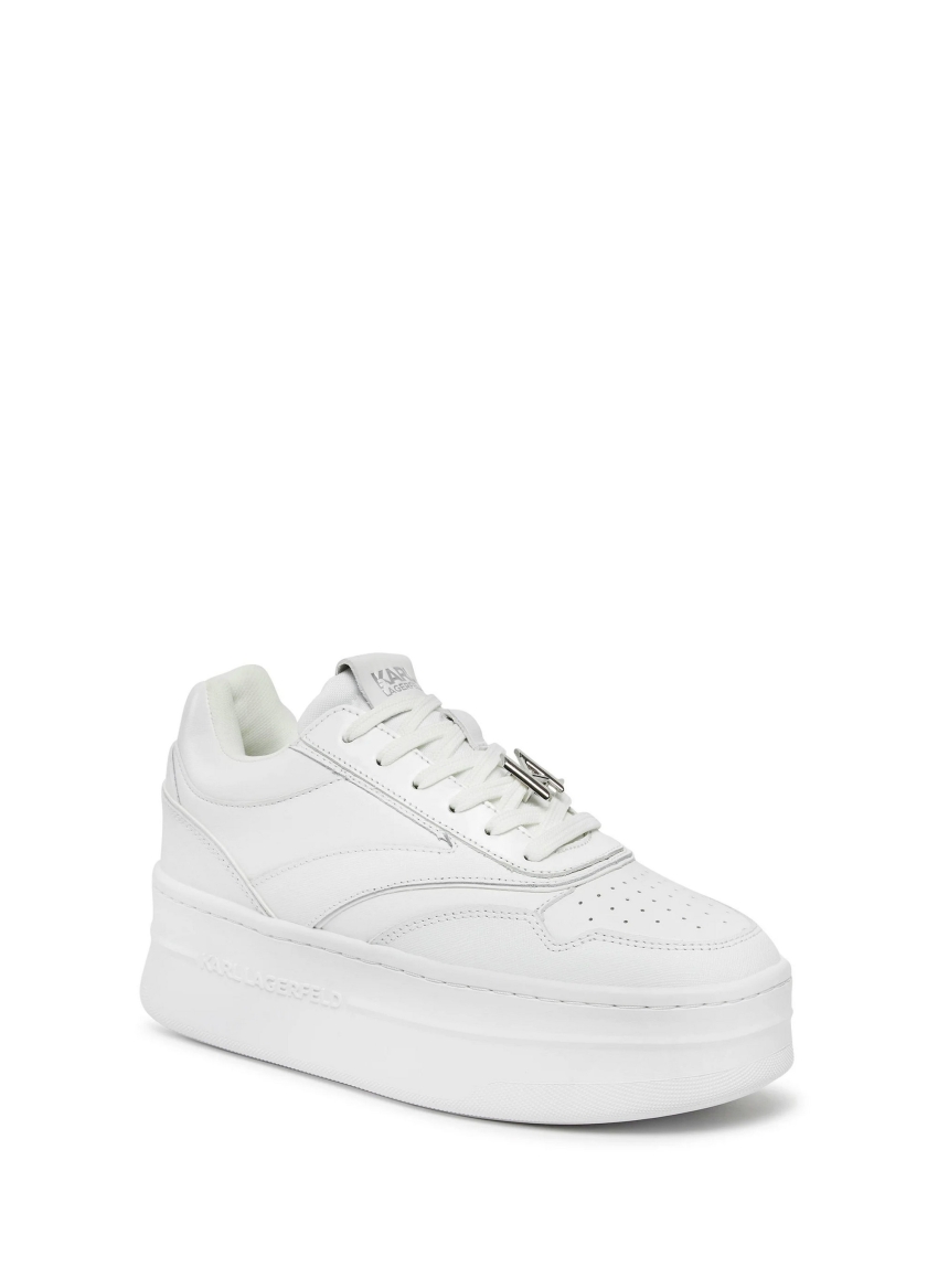 Karl Lagerfeld Kc Lo Lace Sneakers - White