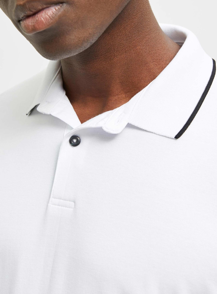Selected Leroy Polo Shirt - White