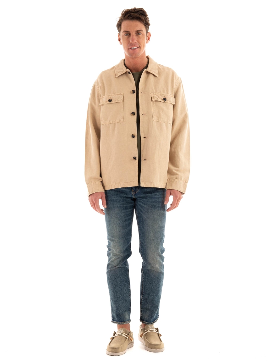 Gant Twill Overshirt - Beige