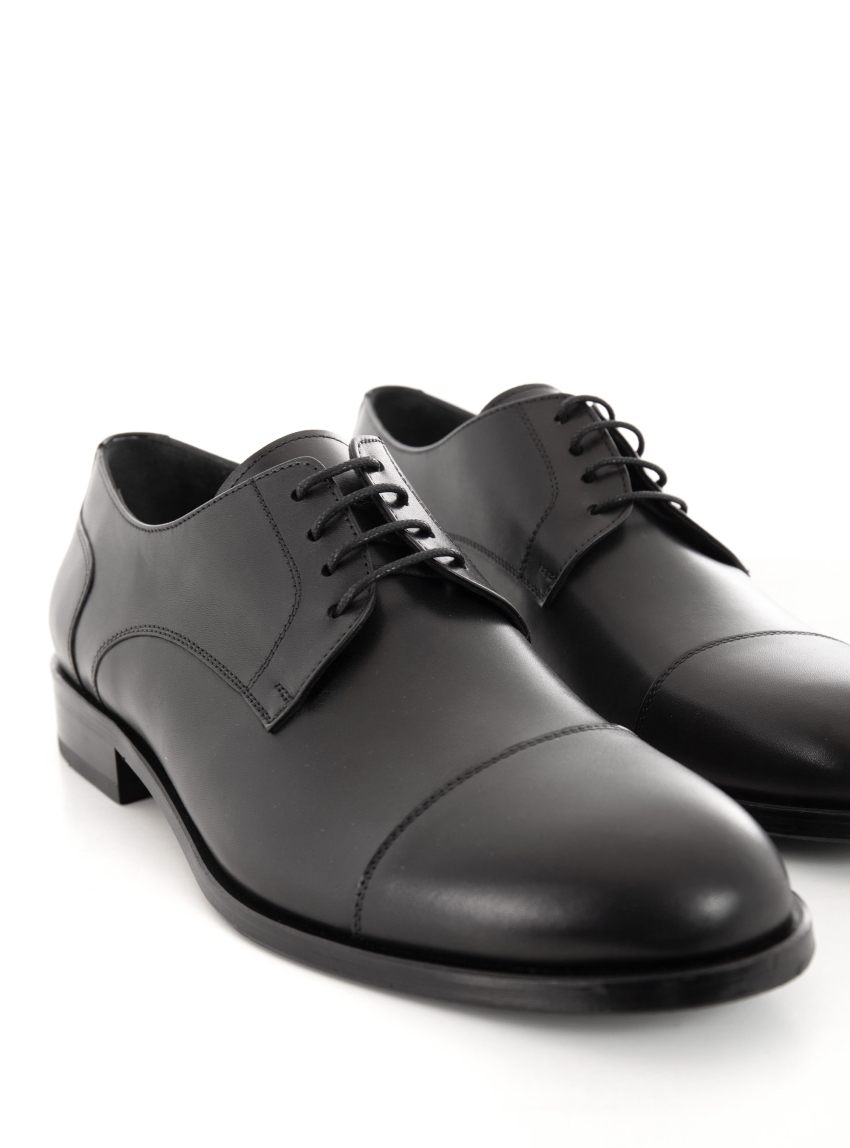 Per La Moda Leather Shoes - Black