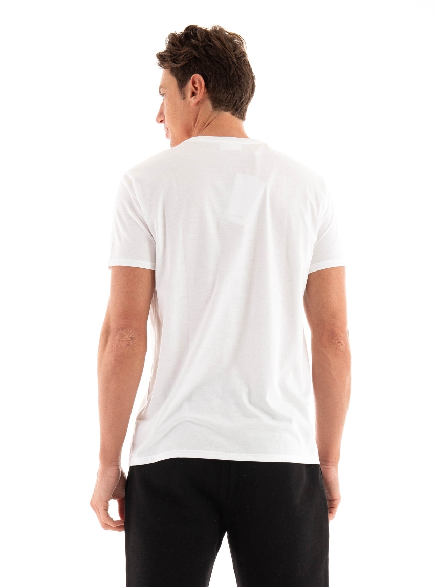 Lacoste Pima Cotton Jersey Crew Neck T-Shirt - White