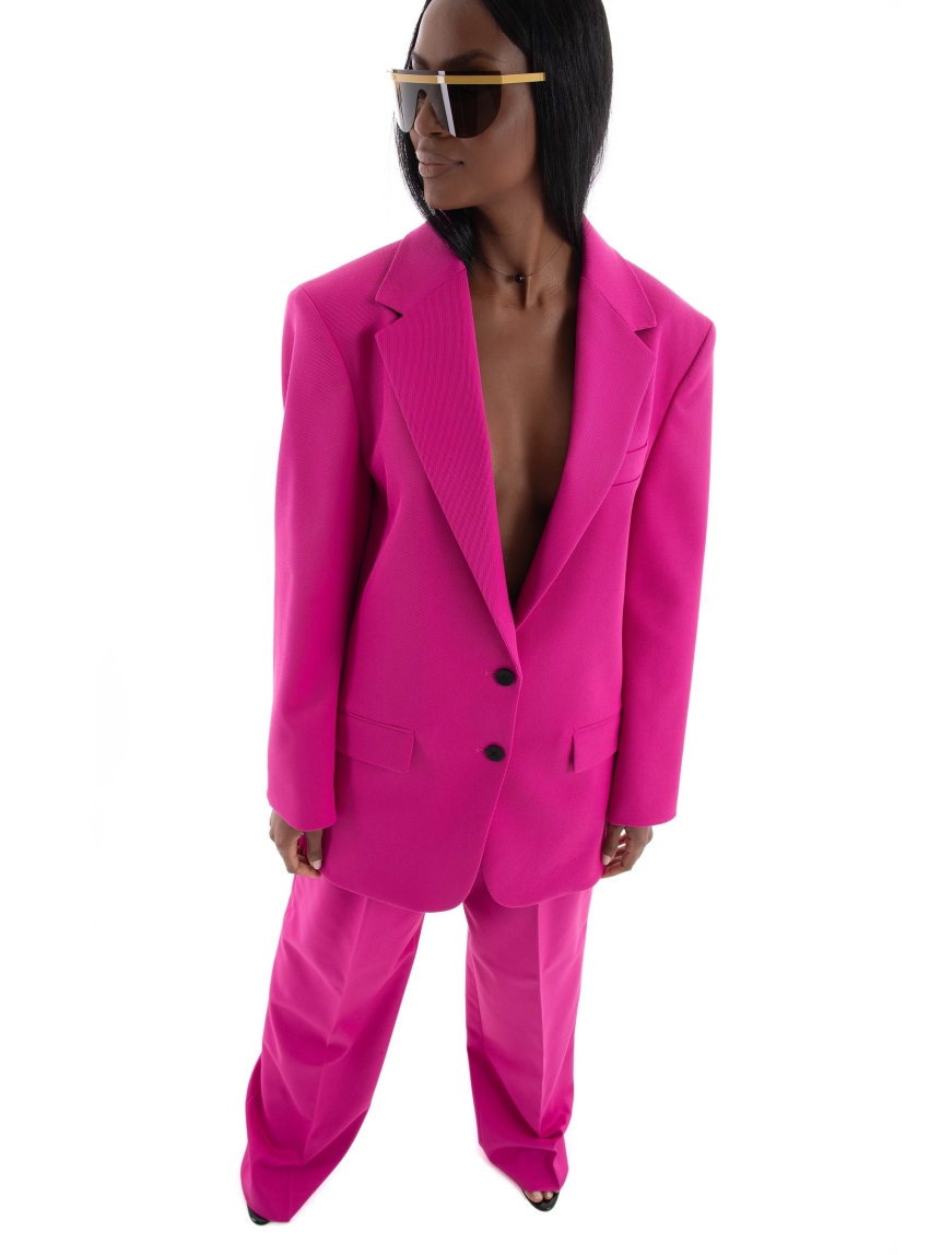 HUGO Relaxed Fit Blazer Akate - Magenta