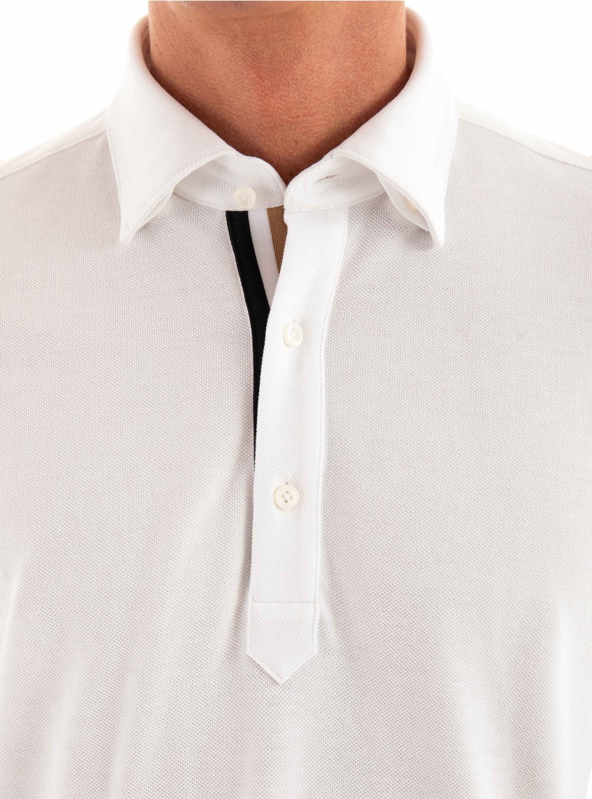 BOSS Casual Fit Polo Shirt C-HAL-HBD-C1-223 - White