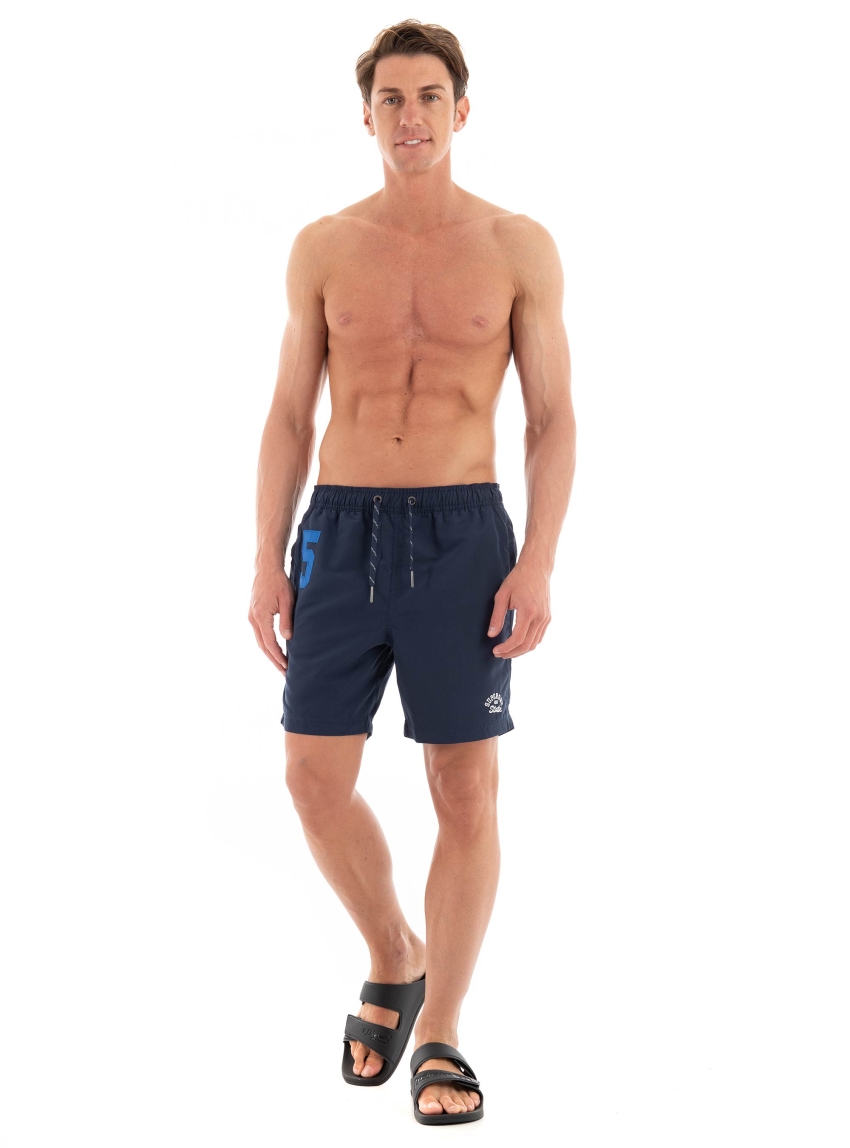 Superdry Vintage Polo 17" Swim Shorts - Navy