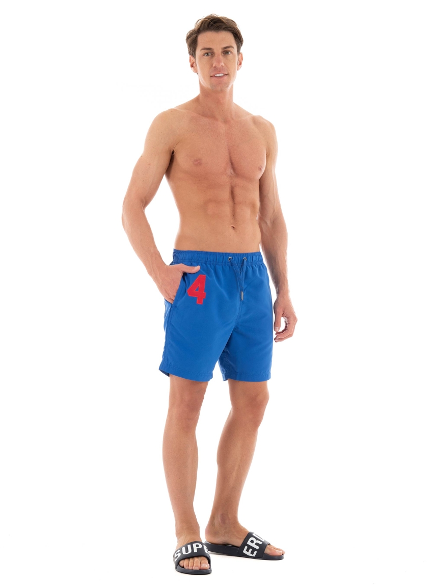 Superdry Vintage Polo 17" Swim Shorts - Cobalt Blue