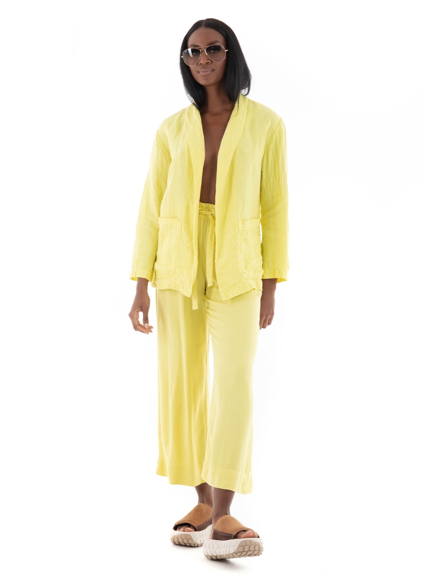 Deha Linen Blazer - Lime