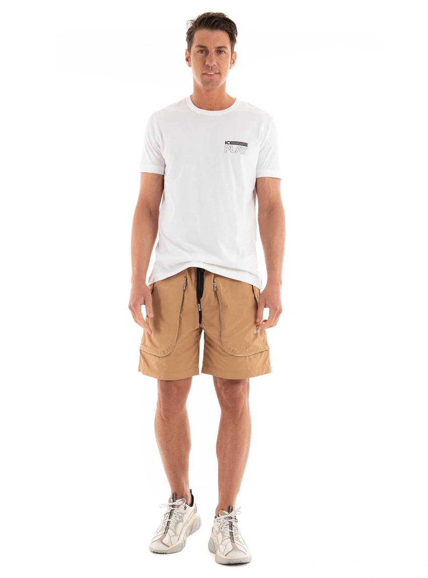 Ice Play Shorts - Dark Beige