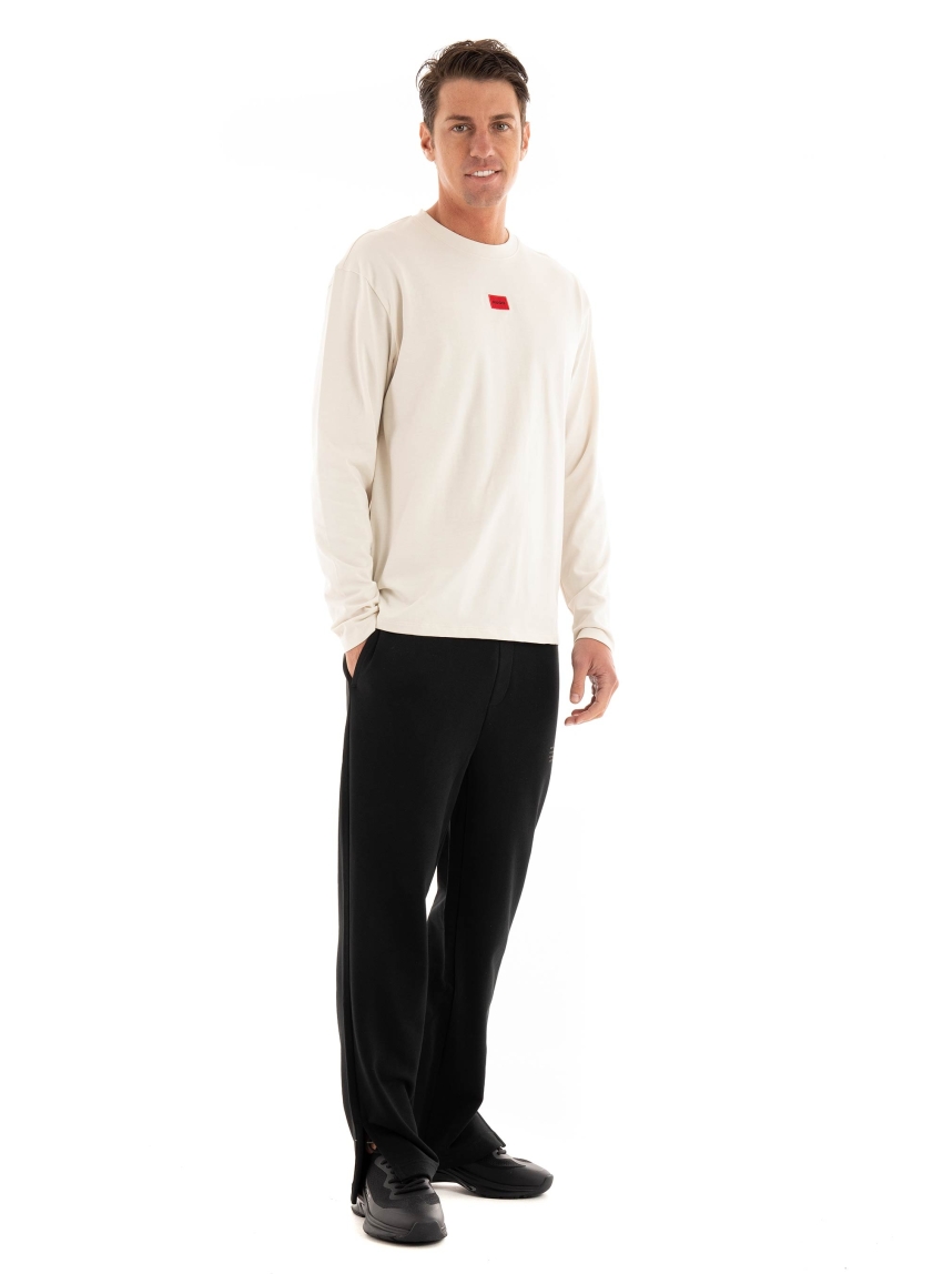 HUGO Relaxed Fit Sweat Pants  Didal - Black