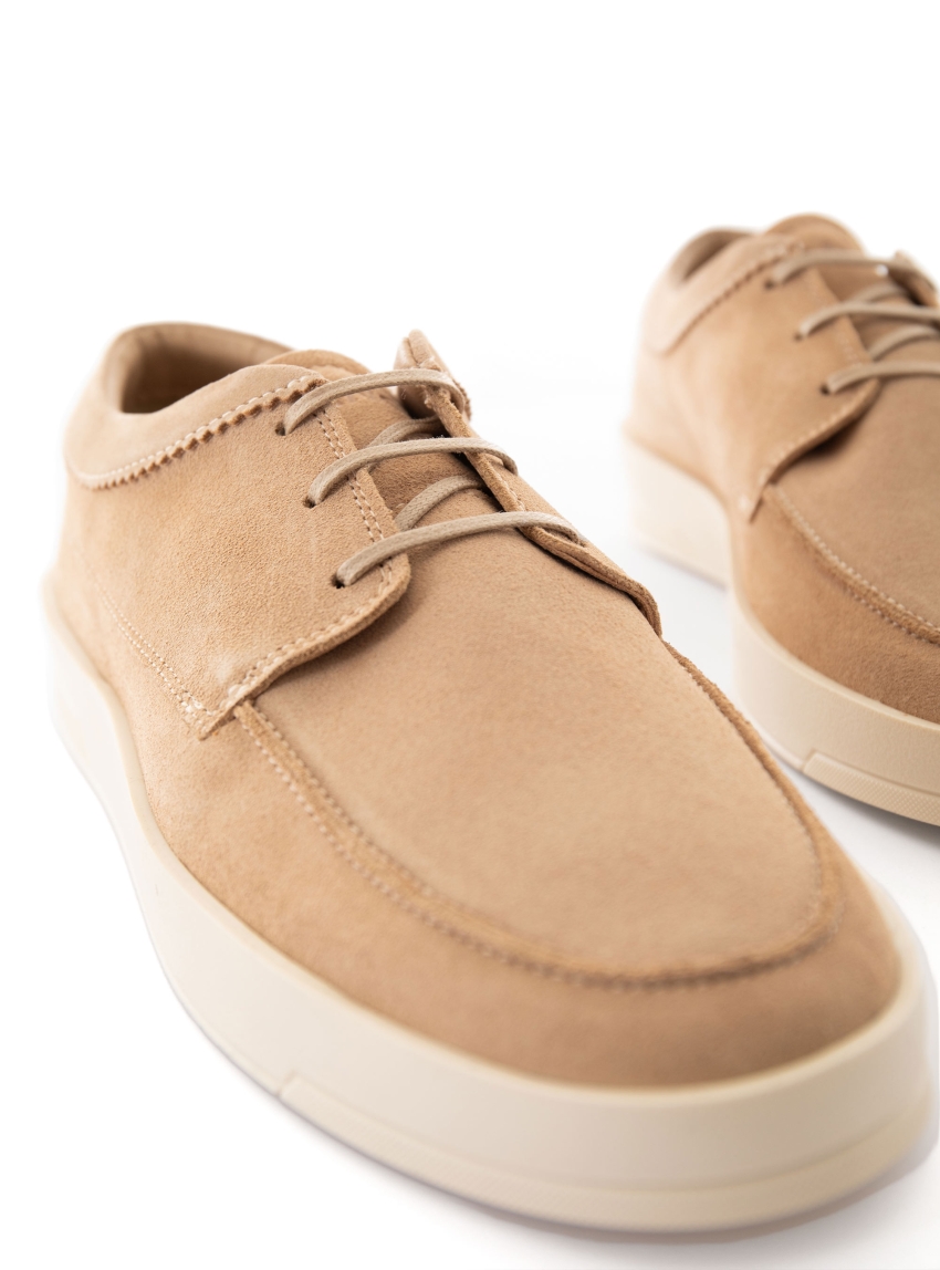 Bianco Leather Shoes - Light Beige