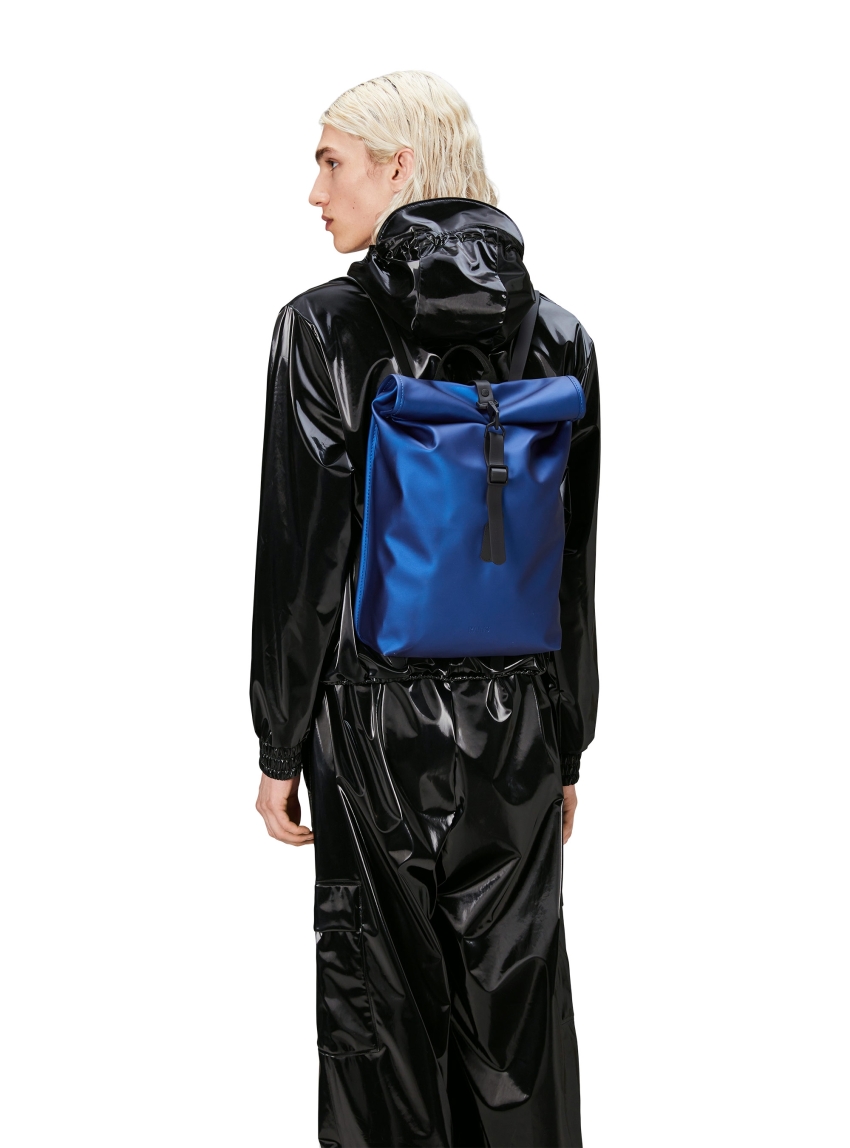 Rains Rolltop Rucksack Mini - Metal