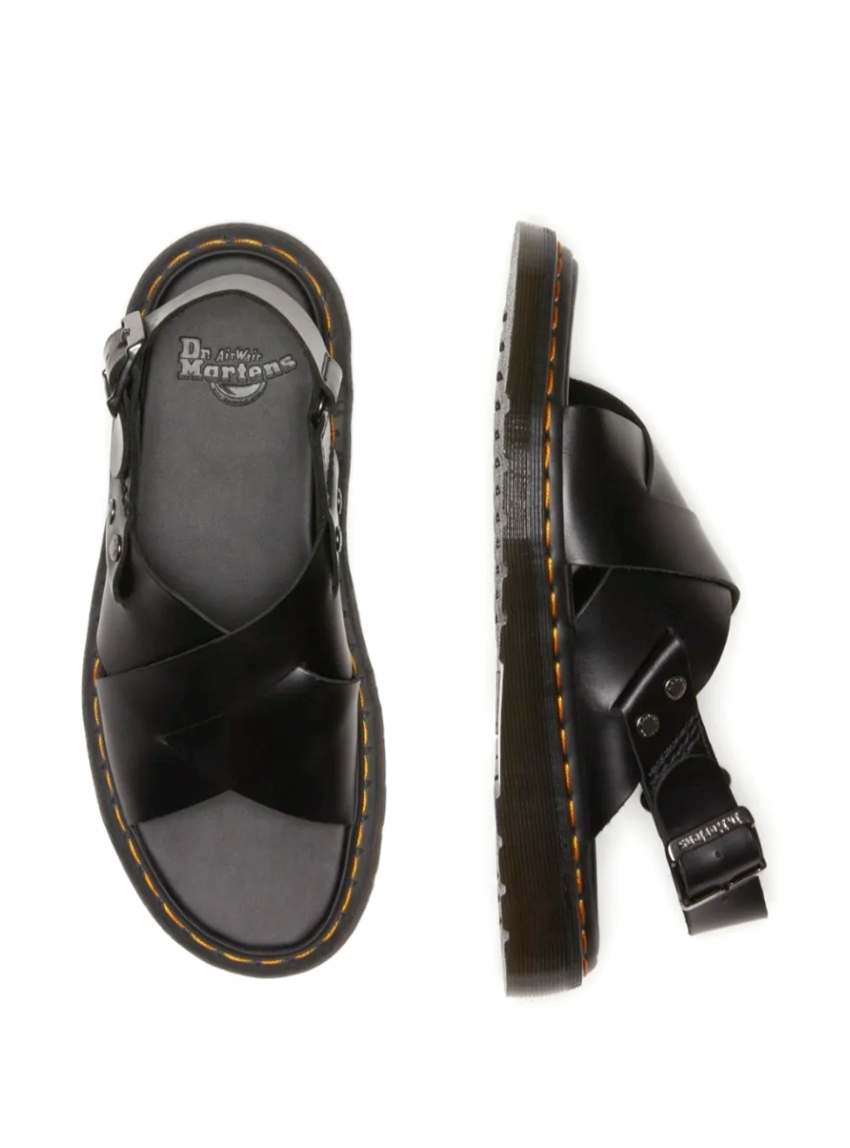 Dr Martens Zane Brandoo Leather Sandals - Black