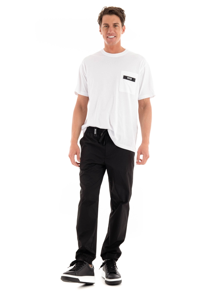 Versace Jeans Couture Logo Pants - Black
