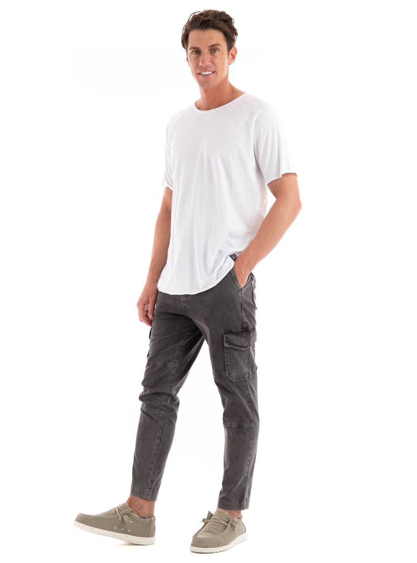 Dirty Laundry Cargo Pants - Washed Black