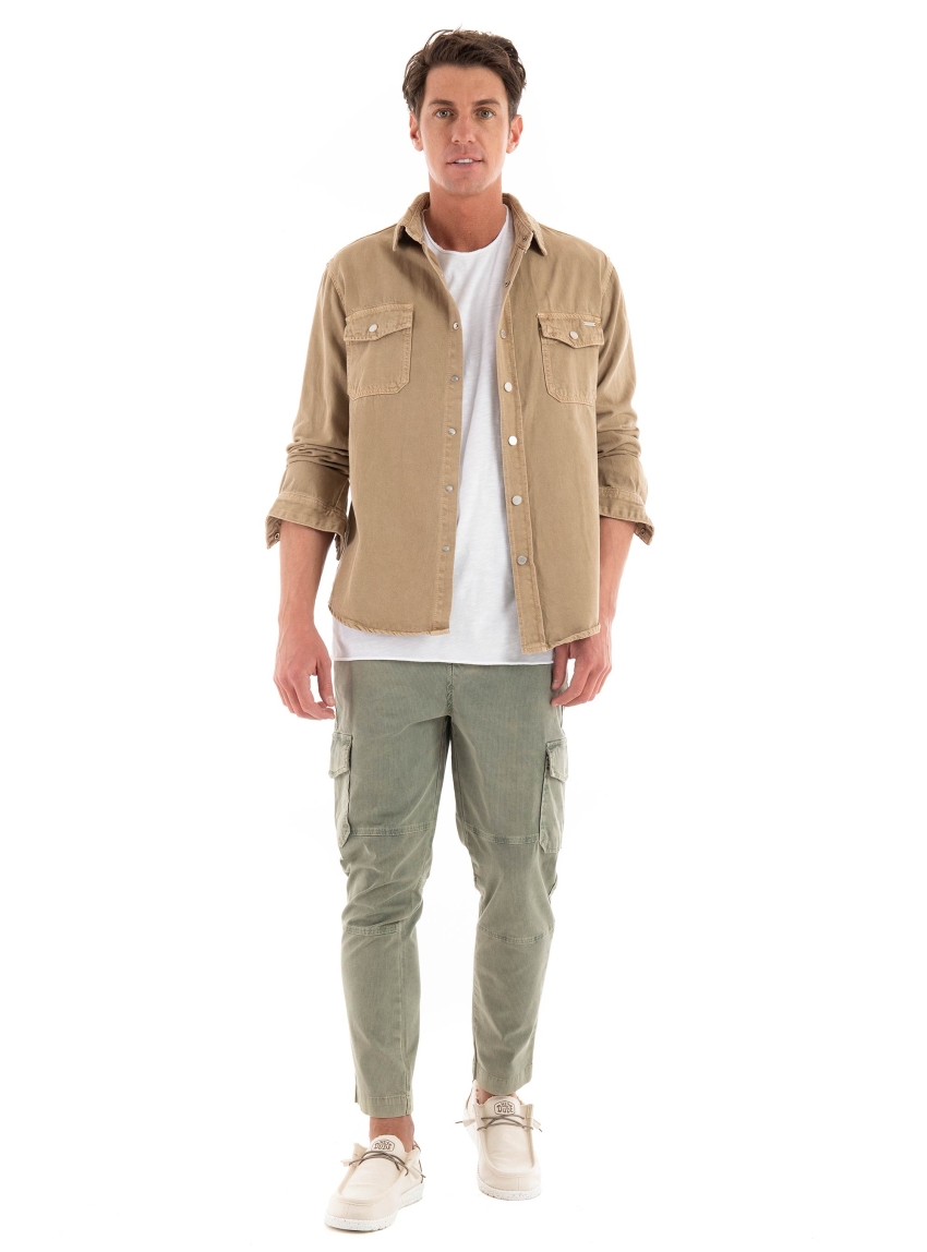 Dirty Laundry Cargo Pants - Dark Olive Green