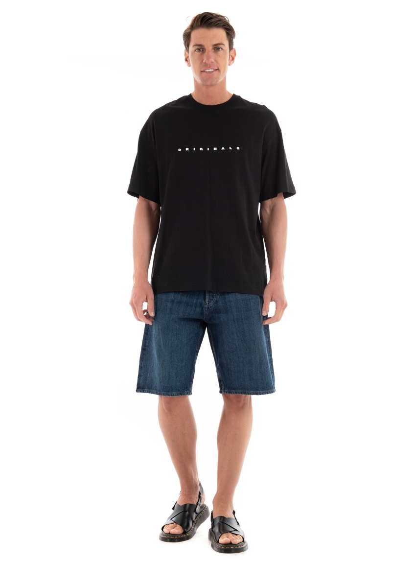 G-Star Denim Loose Shorts - Dark Aged Denim