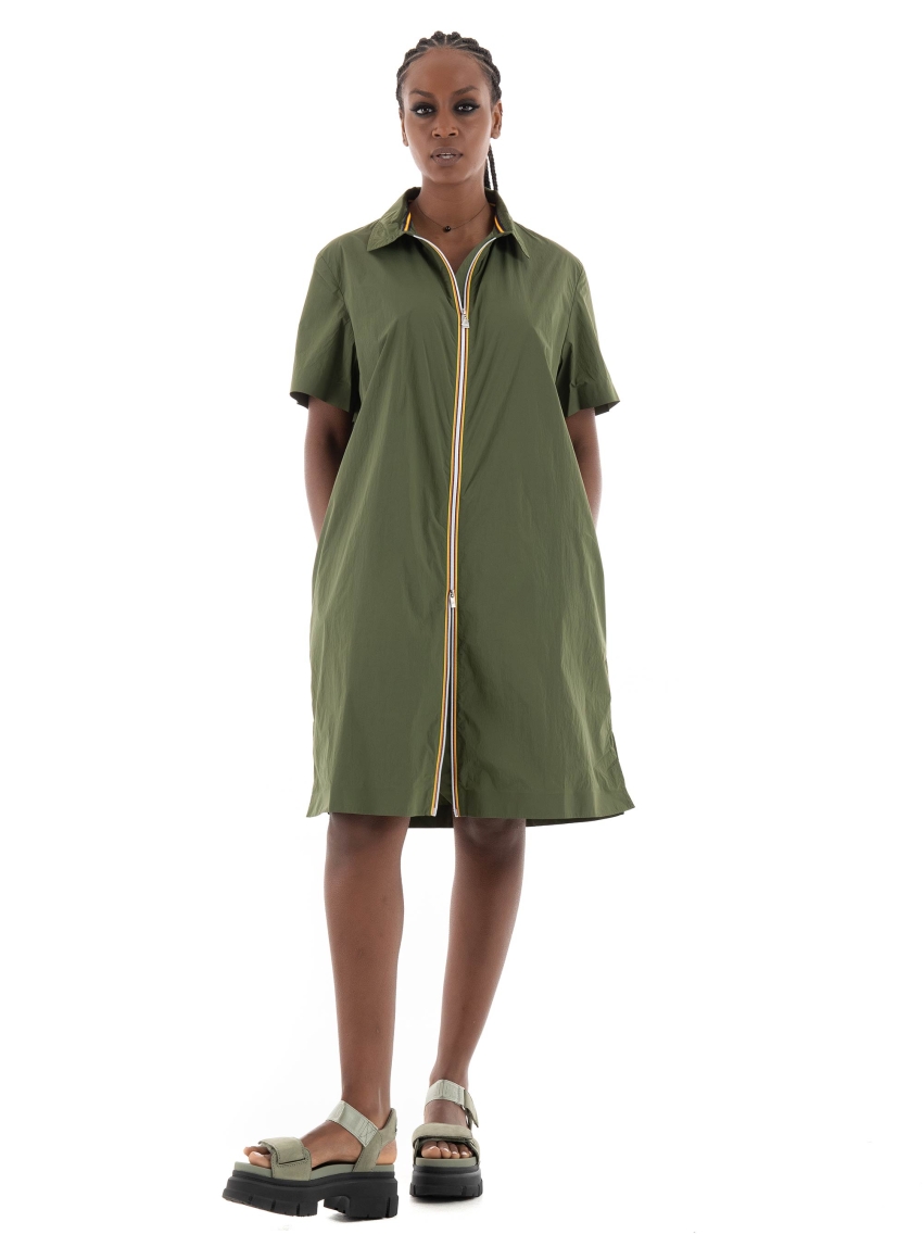 K-Way Ruanelle Mid Dress/Jacket - Green