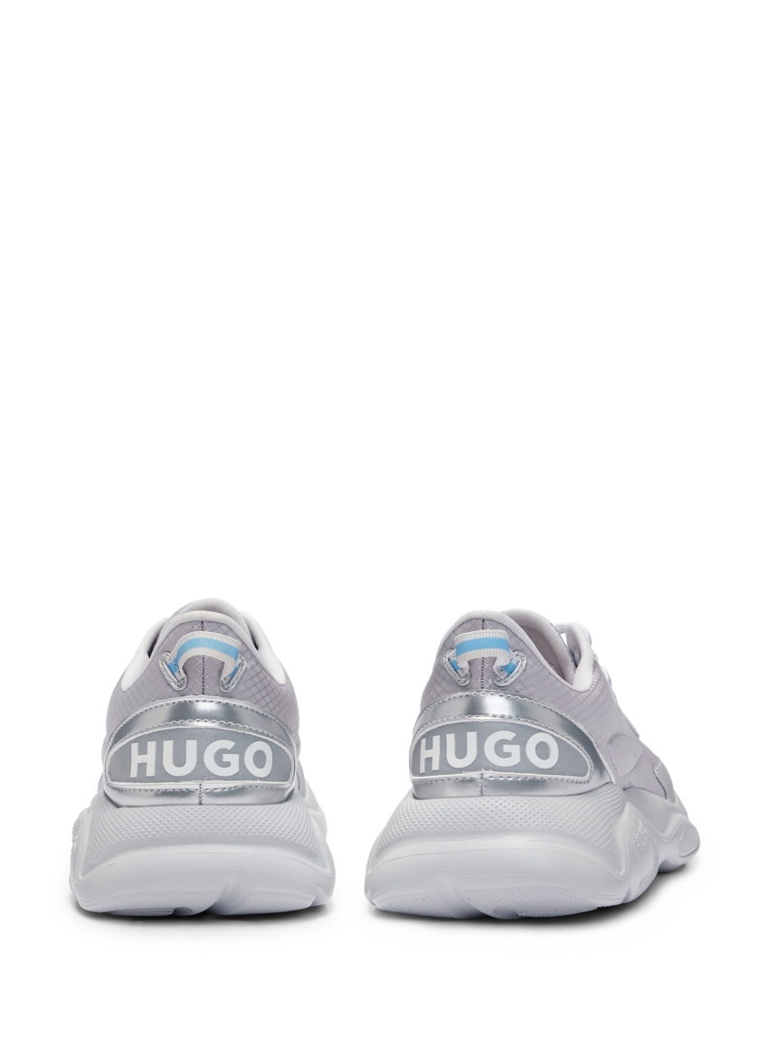 HUGO Sneakers Leon_Runn_ripstop - Silver