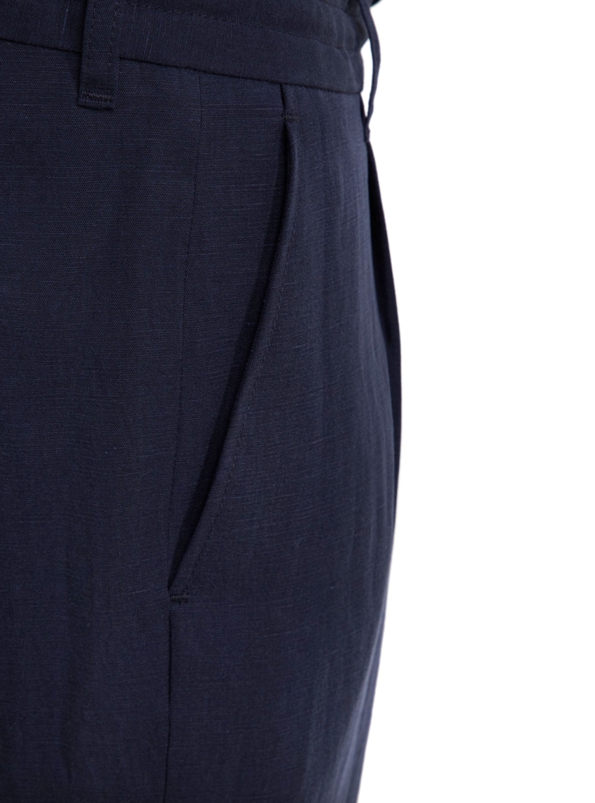 BOSS Relaxed Fit Pants C-Perin-RDS-Circ-242 - Dark Blue