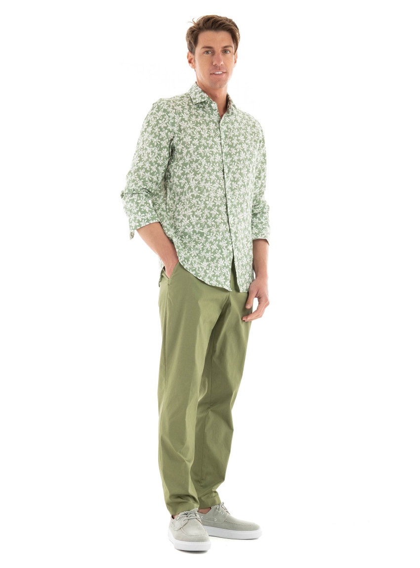 BOSS Regular Fit Shirt H-JOE-spread-C1-222 - Light Green