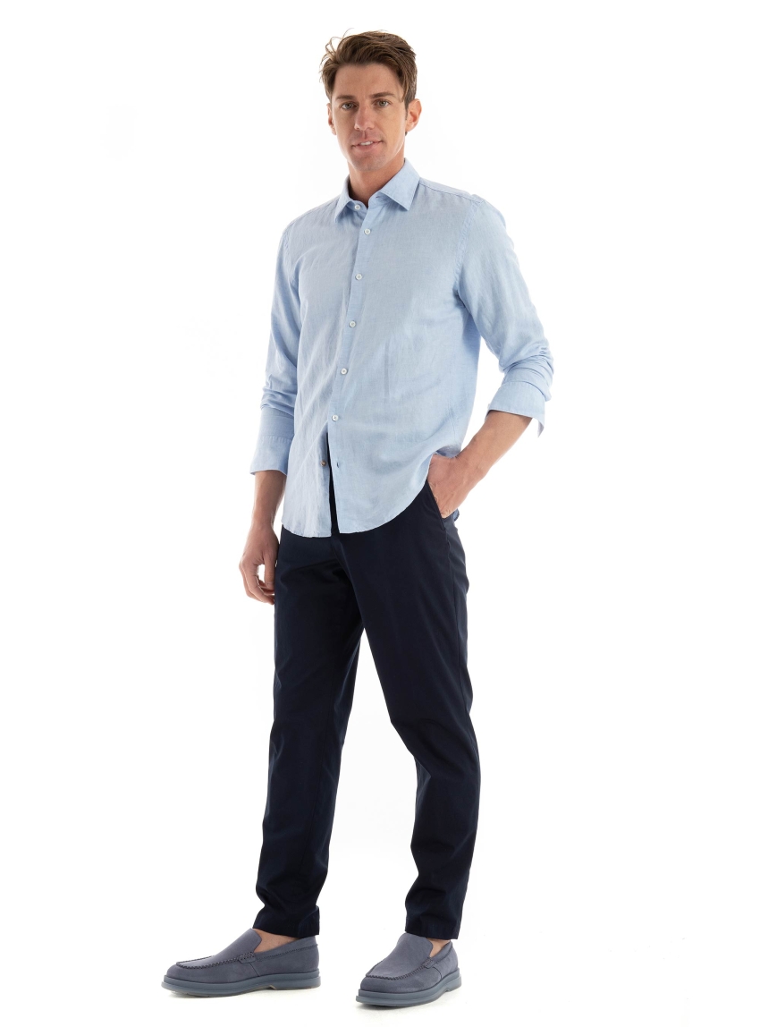 BOSS Casual Fit Shirt C-HAL-kent-C4-232 - Light Blue