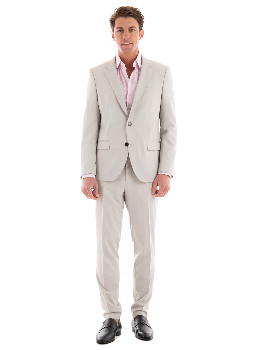 HUGO Slim Fit Pants Getlin232X - Dark Beige