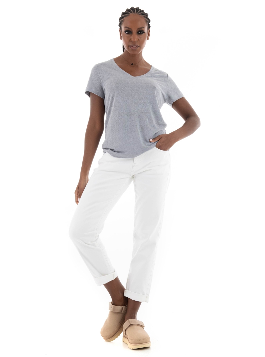 Marc O Polo V-Neck Regular Fit T-Shirt - Grey