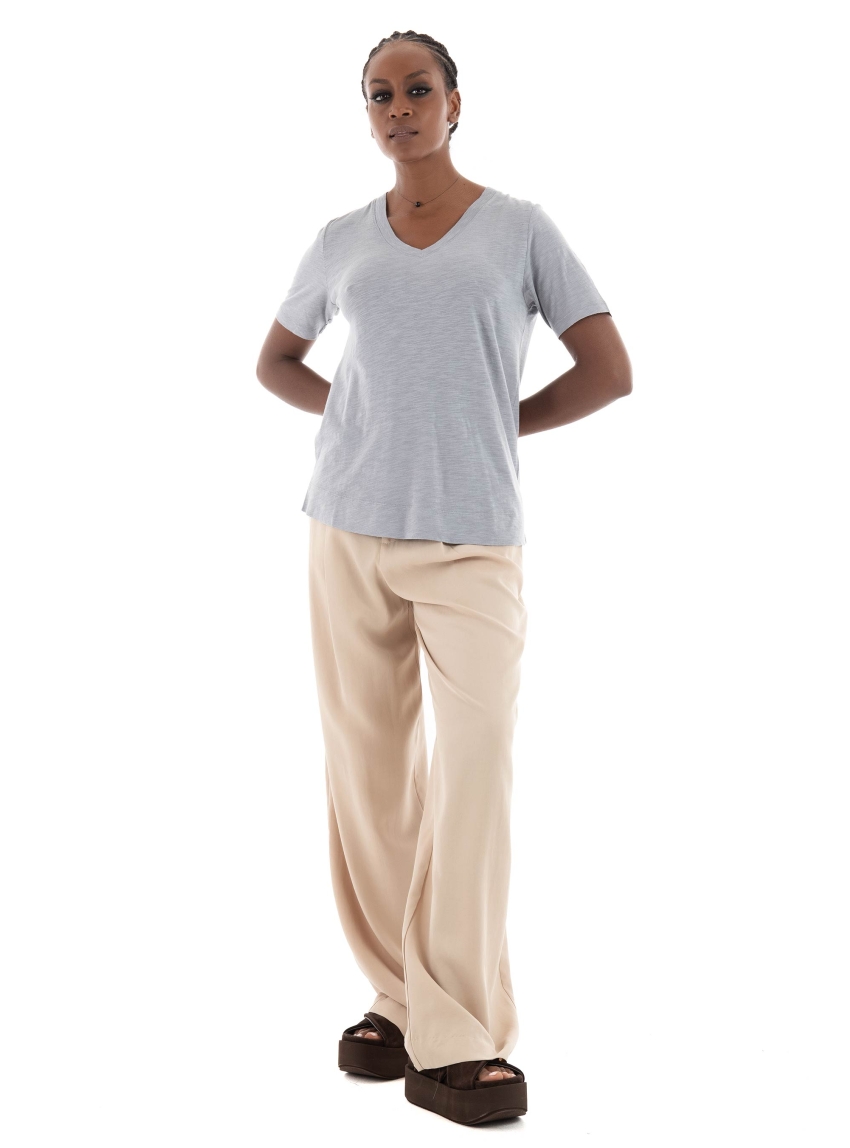 Marc O Polo V-Neck Regular Fit T-Shirt - Grey